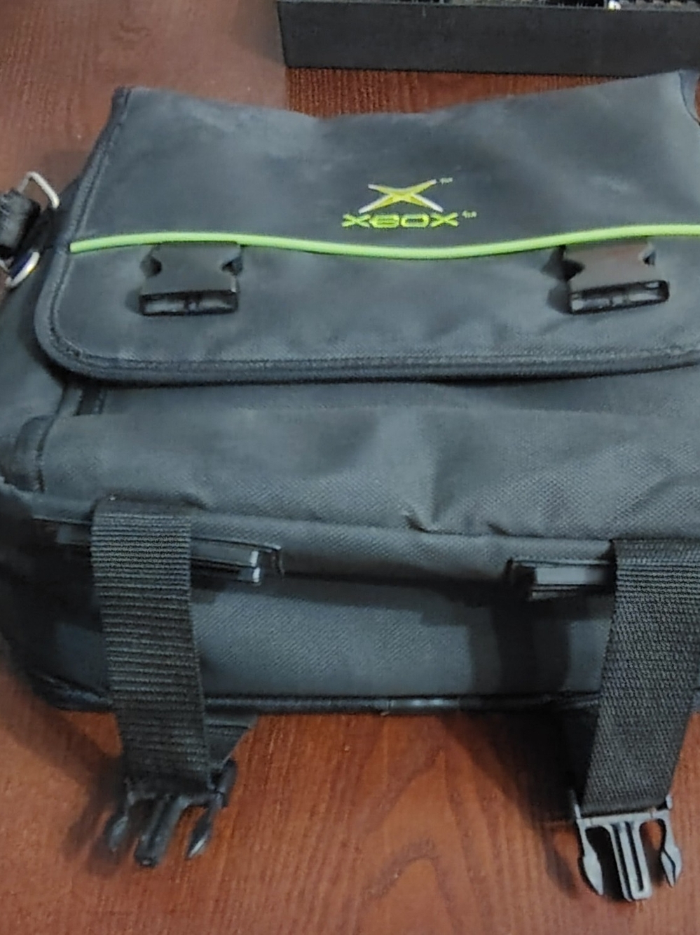 Vintage Official Microsoft Original XBOX Carrying Case Travel Bag Messenger Bag